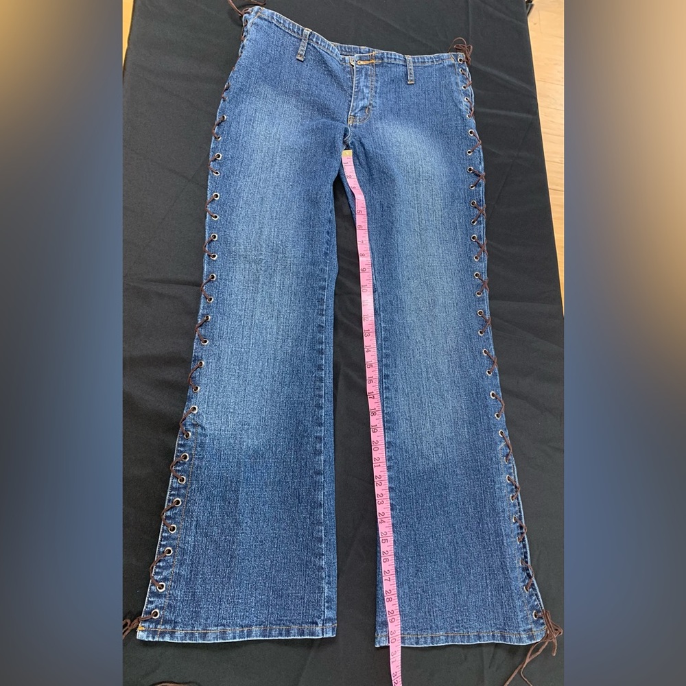 Zana Di Jeans Lace-up Size 9 Retro - Picture 3 of 8
